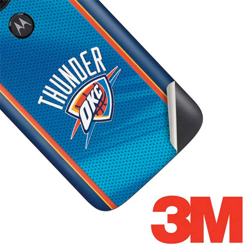 NBA Oklahoma City Thunder Blue Jersey Moto E5 Play Skin