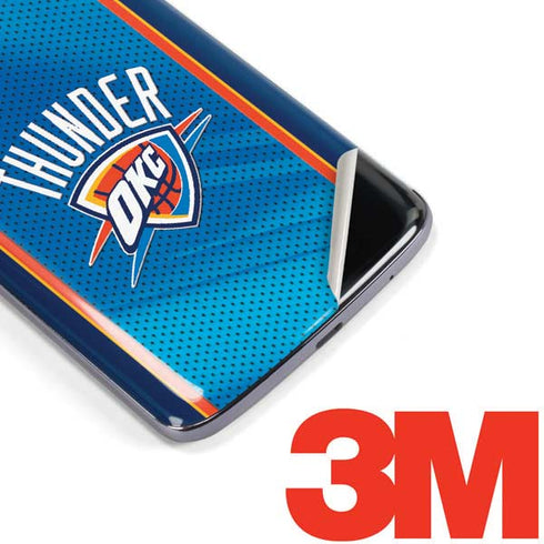 NBA Oklahoma City Thunder Blue Jersey Moto E5 Plus Skin