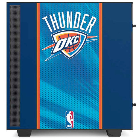 NBA Oklahoma City Thunder Blue Jersey NZXT H510 Compact ATX Mid-Tower Case Skin