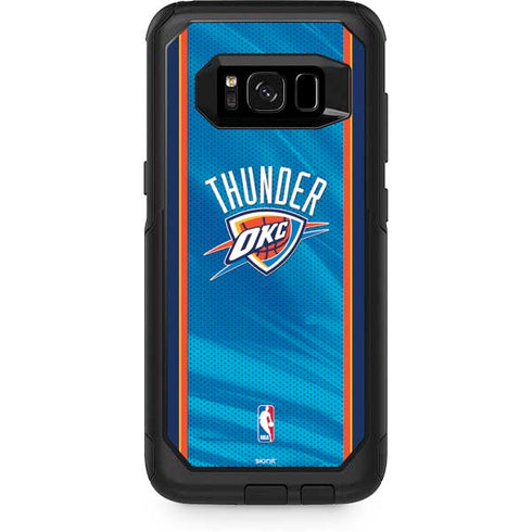 NBA Oklahoma City Thunder Blue Jersey Otterbox Commuter Galaxy Skin