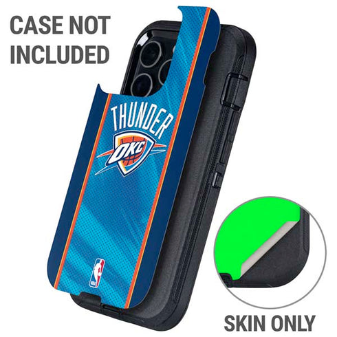 NBA Oklahoma City Thunder Blue Jersey Otterbox Defender iPhone Skin
