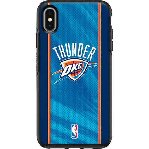 NBA Oklahoma City Thunder Blue Jersey Otterbox Symmetry iPhone Skin