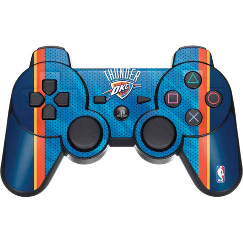 NBA Oklahoma City Thunder Blue Jersey PS3 Dual Shock wireless controller Skin