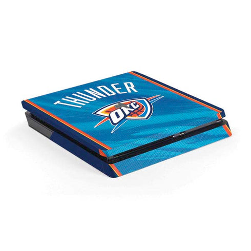 NBA Oklahoma City Thunder Blue Jersey PS4 Slim Skin