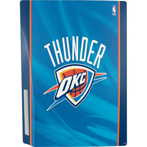 NBA Oklahoma City Thunder Blue Jersey PS5 Console Skin