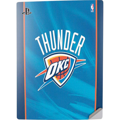 NBA Oklahoma City Thunder Blue Jersey PS5 Digital Edition Console Skin