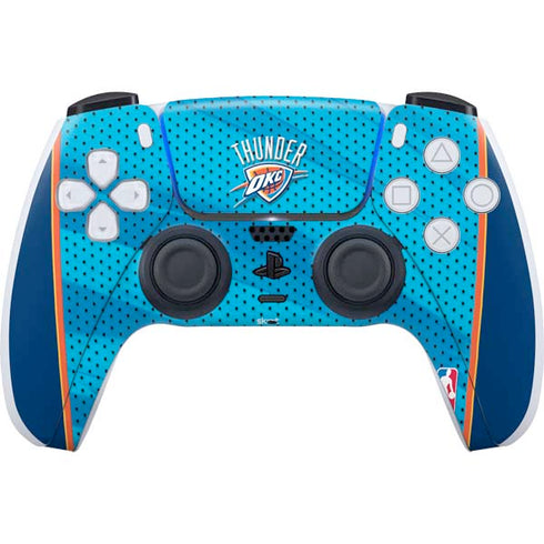 NBA Oklahoma City Thunder Blue Jersey PS5 Controller Skin