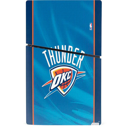 NBA Oklahoma City Thunder Blue Jersey PS5 Slim Digital Edition Bundle Skin