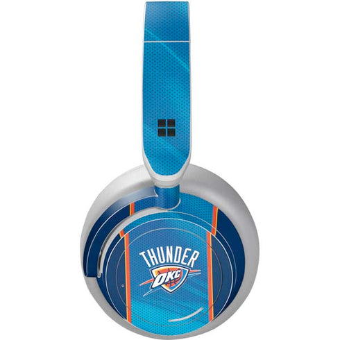NBA Oklahoma City Thunder Blue Jersey Surface Headphones Skin