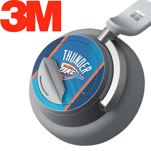 NBA Oklahoma City Thunder Blue Jersey Surface Headphones Skin