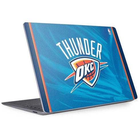 NBA Oklahoma City Thunder Blue Jersey Surface Laptop 3 13.5in Skin