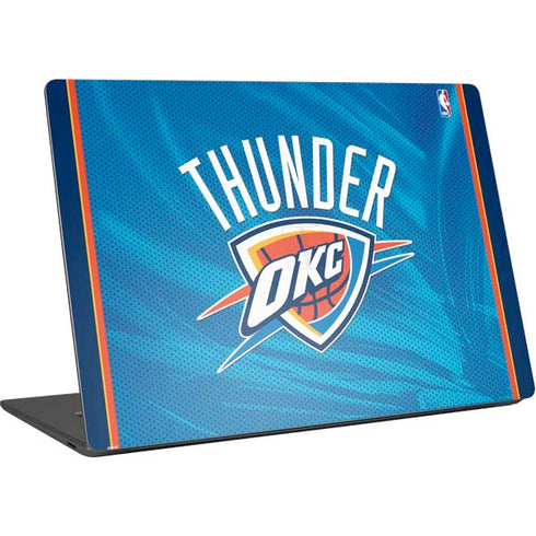 NBA Oklahoma City Thunder Blue Jersey Surface Laptop 4 15in Skin