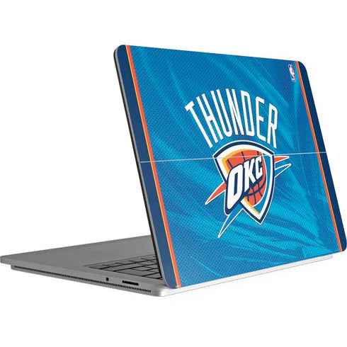 NBA Oklahoma City Thunder Blue Jersey Surface Laptop Studio Skin