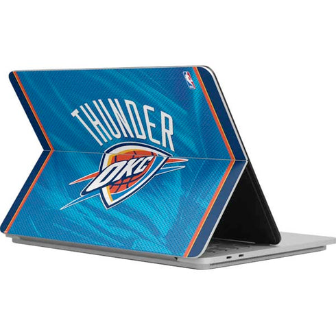 NBA Oklahoma City Thunder Blue Jersey Surface Laptop Studio Skin