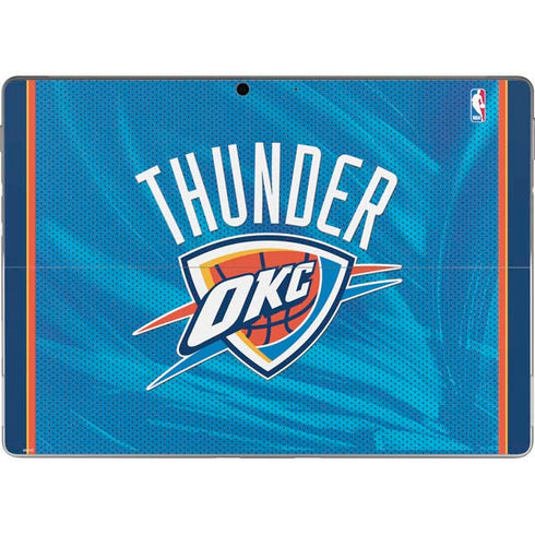NBA Oklahoma City Thunder Blue Jersey Surface Pro 9 Skin