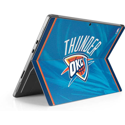 NBA Oklahoma City Thunder Blue Jersey Surface Pro 9 Skin