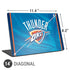NBA Oklahoma City Thunder Blue Jersey Universal Laptop 14in (11.4 x 8.2in) Skin