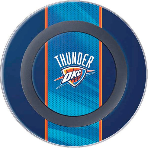 NBA Oklahoma City Thunder Blue Jersey Wireless Charger Skin