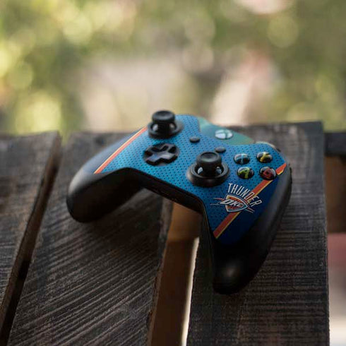NBA Oklahoma City Thunder Blue Jersey Xbox One Controller Skin