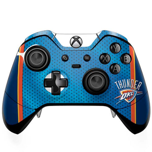 NBA Oklahoma City Thunder Blue Jersey Xbox One Elite Controller Skin
