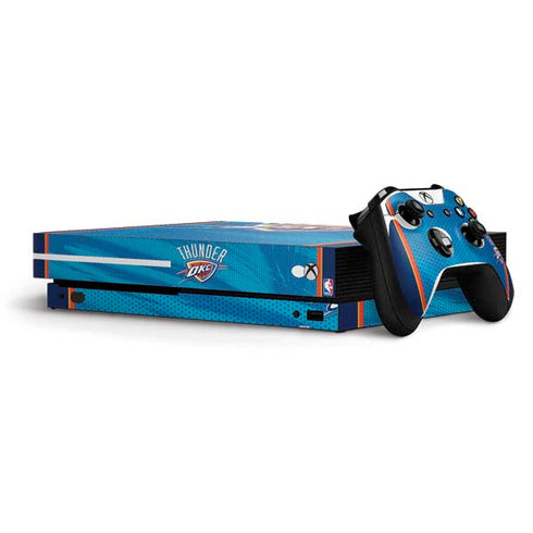 NBA Oklahoma City Thunder Blue Jersey Xbox One X Bundle Skin