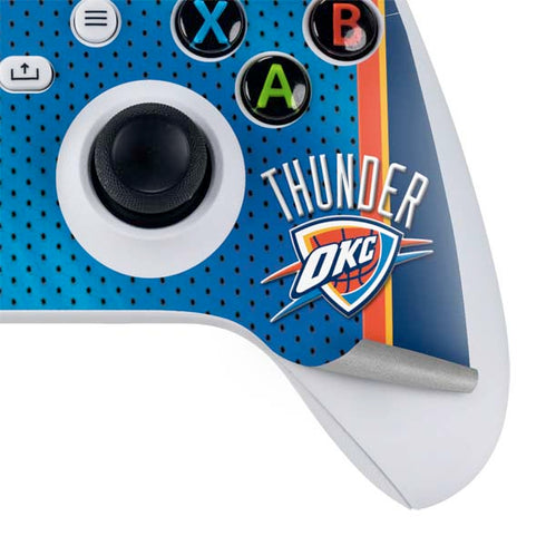 NBA Oklahoma City Thunder Blue Jersey Xbox Series S Controller Skin