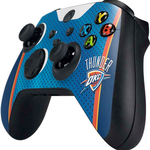 NBA Oklahoma City Thunder Blue Jersey Xbox Series X Controller Skin