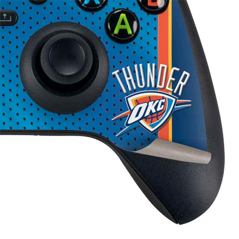 NBA Oklahoma City Thunder Blue Jersey Xbox Series X Controller Skin