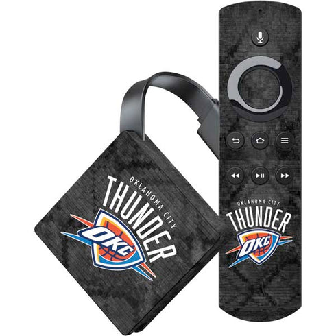 NBA Oklahoma City Thunder Dark Rust Amazon Fire TV Skin