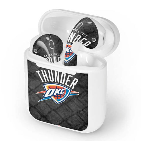 NBA Oklahoma City Thunder Dark Rust Apple AirPods Skin