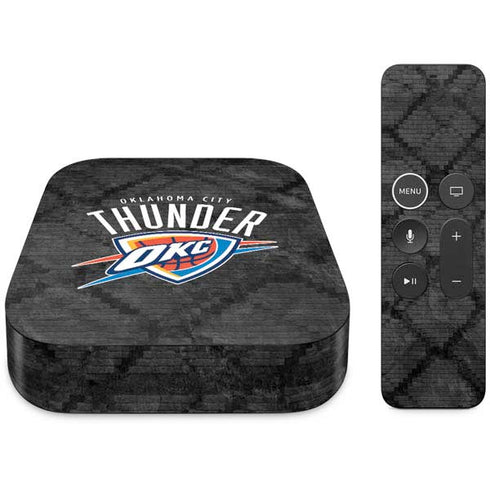 NBA Oklahoma City Thunder Dark Rust Apple TV Skin