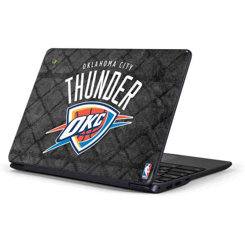 NBA Oklahoma City Thunder Dark Rust Samsung Chromebook Skin
