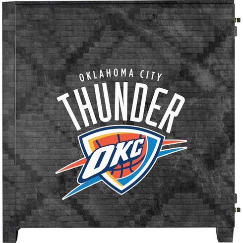 NBA Oklahoma City Thunder Dark Rust Corsair 4000D Tempered Glass Mid-Tower ATX Case Skin