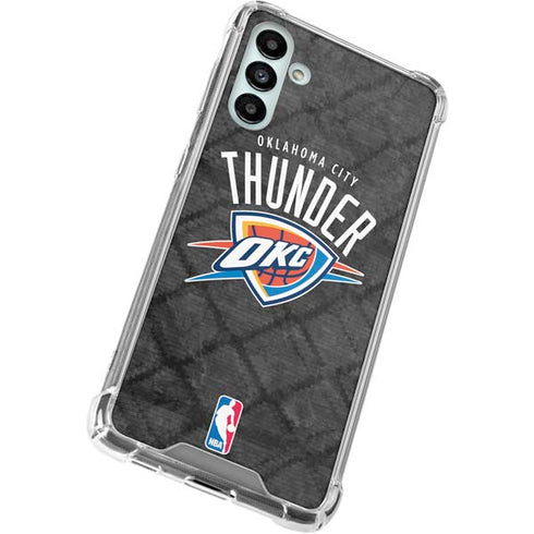 NBA Oklahoma City Thunder Dark Rust Galaxy A13 5G Clear Case