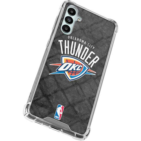 NBA Oklahoma City Thunder Dark Rust Galaxy A14 5G Clear Case