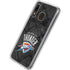 NBA Oklahoma City Thunder Dark Rust Galaxy A20 Clear Case