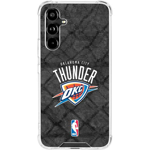 NBA Oklahoma City Thunder Dark Rust Galaxy A54 5G Clear Case