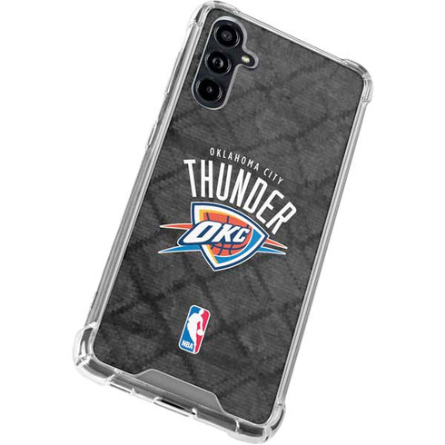 NBA Oklahoma City Thunder Dark Rust Galaxy A54 5G Clear Case