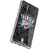 NBA Oklahoma City Thunder Dark Rust Galaxy A71 5G Clear Case