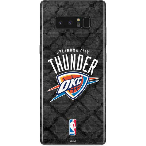 NBA Oklahoma City Thunder Dark Rust Galaxy Note 8 Skin