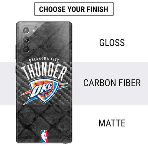 NBA Oklahoma City Thunder Dark Rust Galaxy Note20 5G Skin