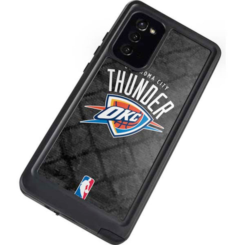 NBA Oklahoma City Thunder Dark Rust Galaxy Note20 5G Waterproof Case