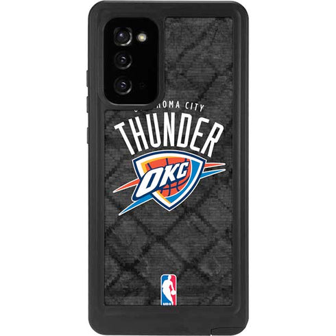NBA Oklahoma City Thunder Dark Rust Galaxy Note20 5G Waterproof Case