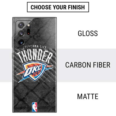 NBA Oklahoma City Thunder Dark Rust Galaxy Note20 Ultra 5G Skin