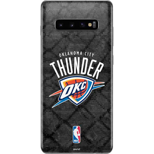 NBA Oklahoma City Thunder Dark Rust Galaxy S10 Plus Skin
