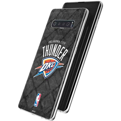 NBA Oklahoma City Thunder Dark Rust Galaxy S10 Skin