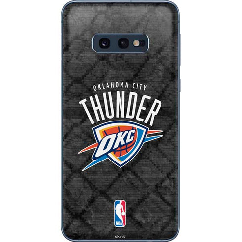 NBA Oklahoma City Thunder Dark Rust Galaxy S10e Skin