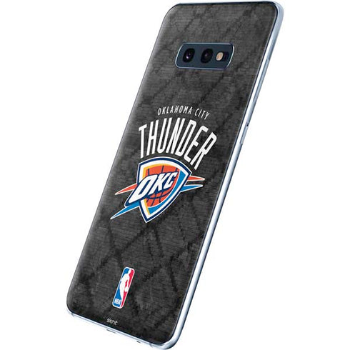 NBA Oklahoma City Thunder Dark Rust Galaxy S10e Skin