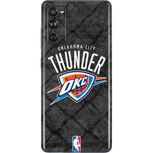 NBA Oklahoma City Thunder Dark Rust Galaxy S20 Fan Edition Skin