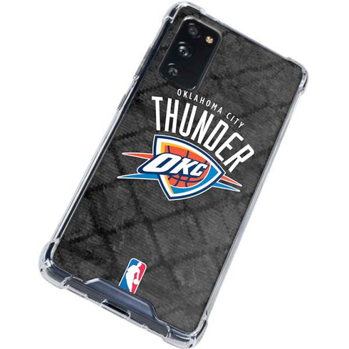 NBA Oklahoma City Thunder Dark Rust Galaxy S20 FE Clear Case